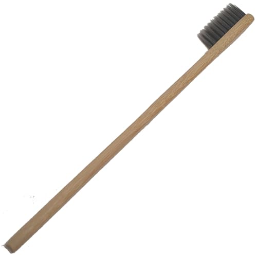 Customised Charcoal Toothbrushes in Natural Bamboo from Total Merchandise