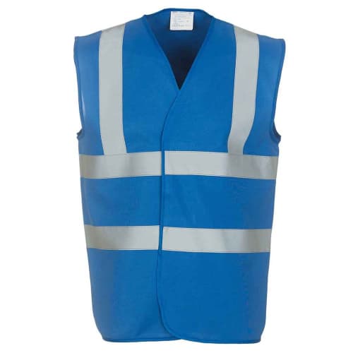 Yoko Hi Vis Waistcoats in Royal Blue