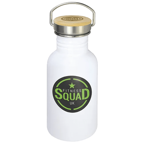 White Promotional Canteen Metal Drinks Bottles for events