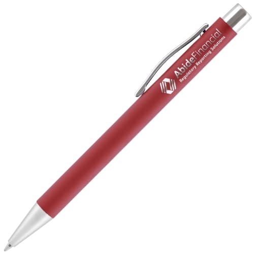 Red Travis Ballpens printed or engraved with your campaign message