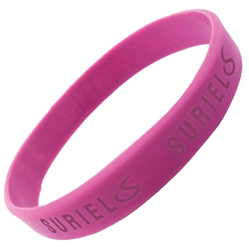 Event Branded Debossed Silicone Wristbands for companies and teams