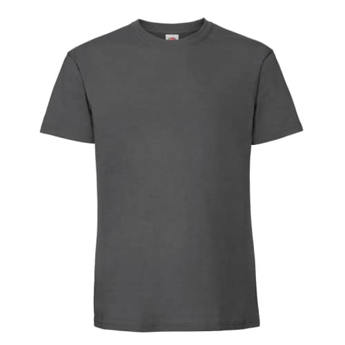 Fruit of the Loom Ring Spun Premium T-Shirt in Light Graphite