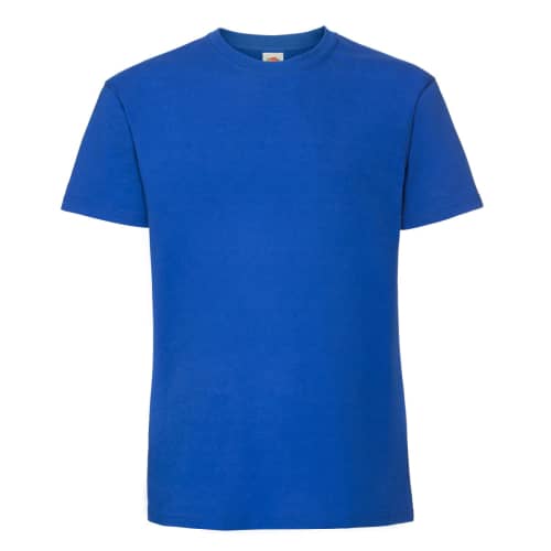 Fruit of the Loom Ring Spun Premium T-Shirt in Royal Blue