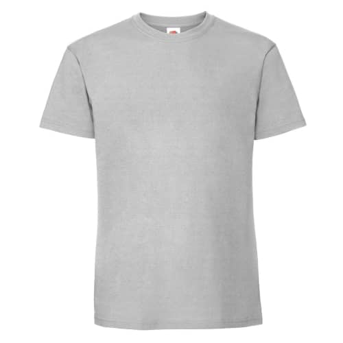 Fruit of the Loom Ring Spun Premium T-Shirt in Zinc