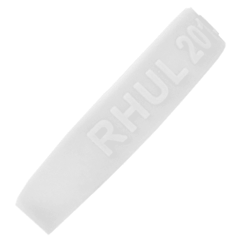 Embossed Silicone Wristbands in White