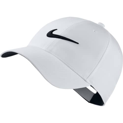 White Embroidered Nike Caps for Sporting Events