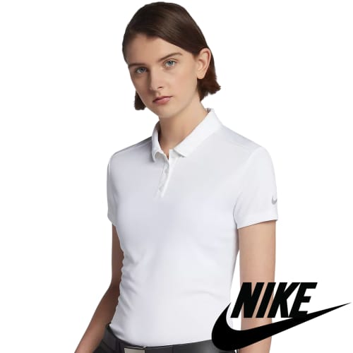 Promotional Nike Women's Dry Fit Polo Shirts made from 100% Recycled Polyester