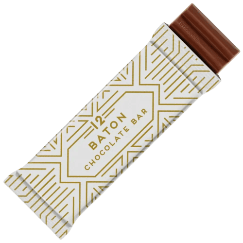 Promotional 60g Baton Chocolate Bars Printed with a Company Logo by Total Merchandise