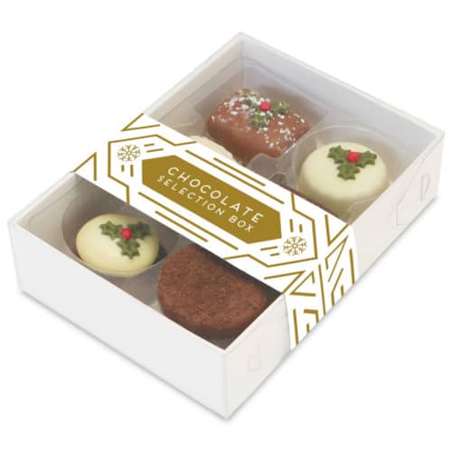 Promotional Christmas Truffle Chocolate Boxes