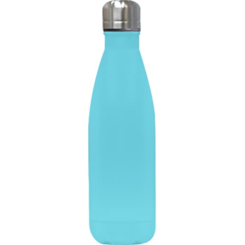 Individually Named Metal Bottles in Matt Light Blue