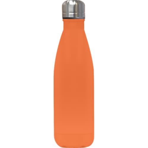 Individually Named Metal Bottles in Matt Orange
