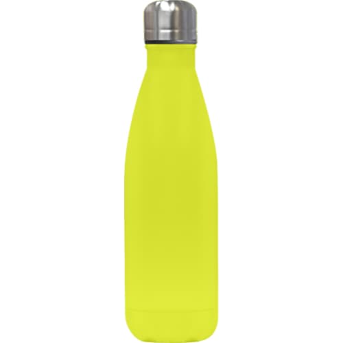 Individually Named Metal Bottles in Matt Yellow