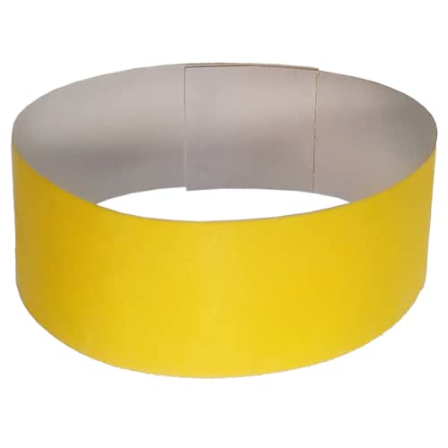 Printed Tyvek Wristbands In Yellow