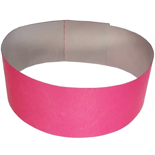 Promotional Tyvek Wristbands In Pink