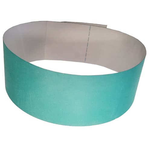 Printed Tyvek Wristbands In Aqua