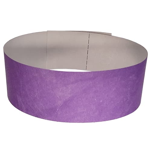 Branded Tyvek Wristbands In Lavender