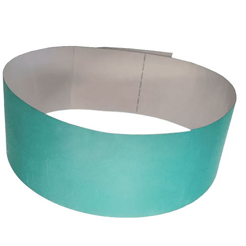 Printed Tyvek Wristbands In Aqua