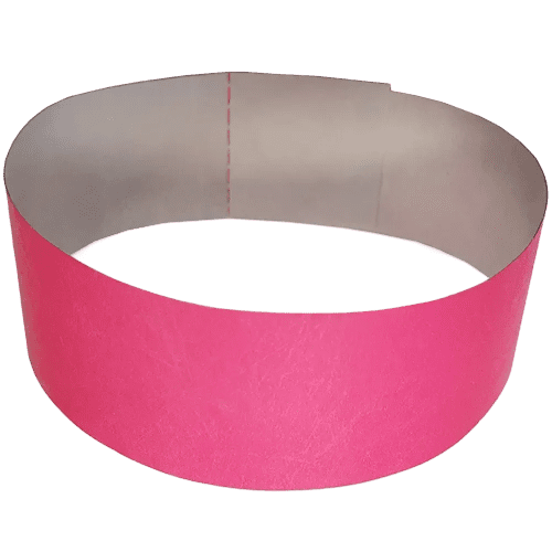 Promotional Tyvek Wristbands In Pink