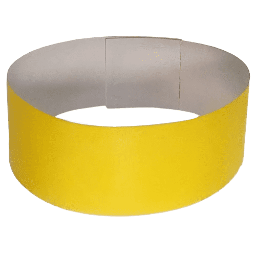 Printed Tyvek Wristbands In Yellow