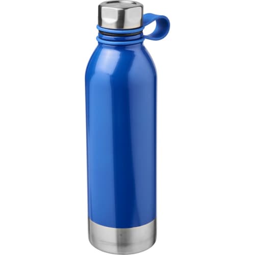 Branded Metal Water Bottles in Blue