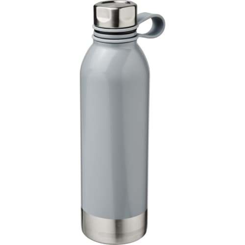 Branded Metal Water Bottles in Grey