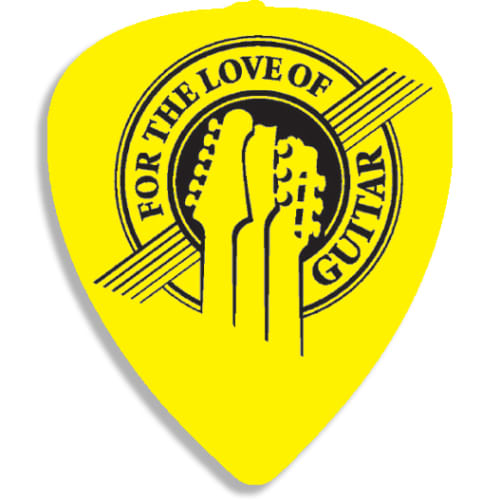 Full Colour Branded Guitar Plectrums for Musical Merchandise