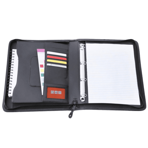 A4 Bourton Zipped Ring Binders