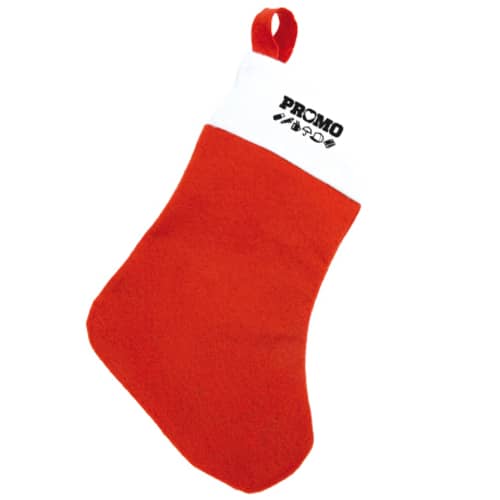 Promotional Christmas Stockings Printed with a Logo by Total Merchandise