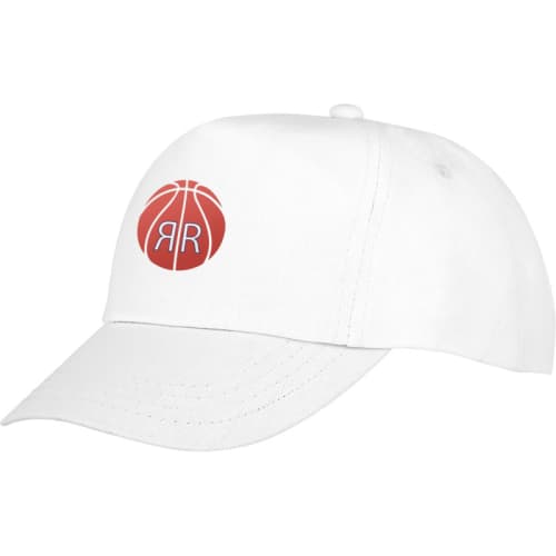 Promotional Feniks 5 Panel Kids Cotton Cap with Campaign Logos