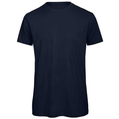 Organic Cotton Printed T-Shirt In Navy