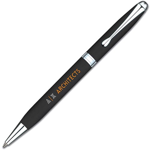 Printed Vienna Twist Metal Ballpen for promotional giveaways