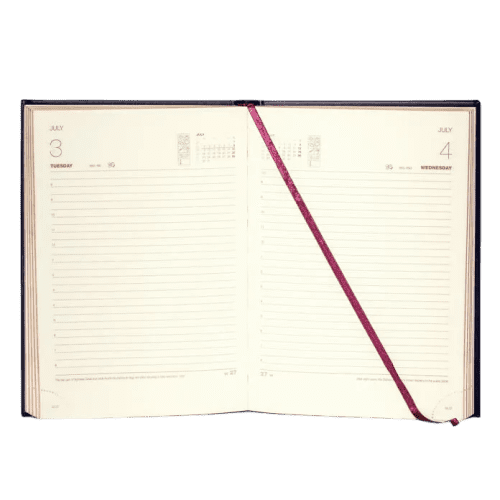 A5 Tucson Daily Diaries Cream Pages