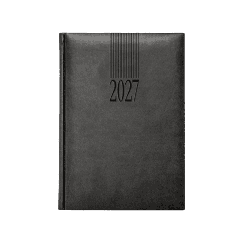 A5 Tucson Daily Diaries Cream Pages in Graphite