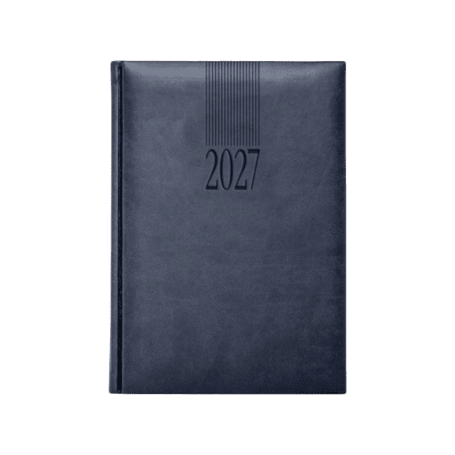 A5 Tucson Daily Diaries Cream Pages in Navy