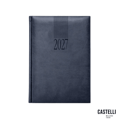 A5 Tucson Daily Diaries Cream Pages in Navy