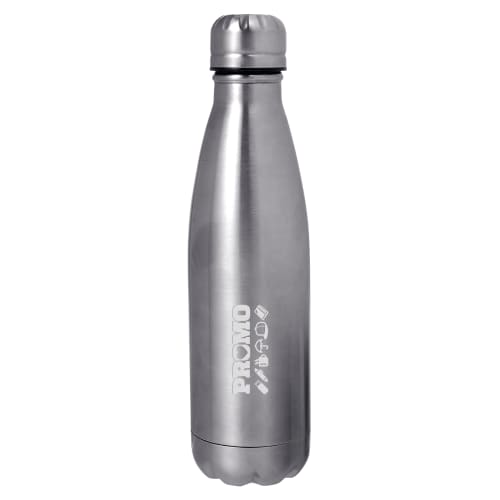 Custom Personalised 500ml Double Walled Metal Bottles made from strong stainless steel