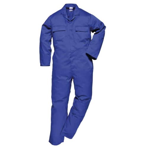 Custom branded Portwest Euro Work Coverall in Royal Blue from Total Merchandise