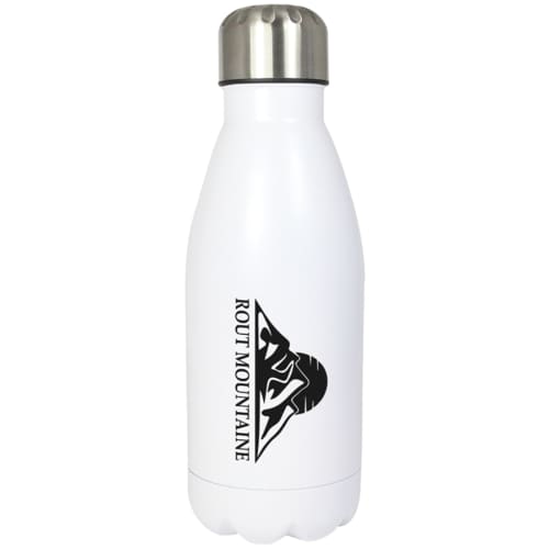 500ml Metal Single Walled Bottles in White