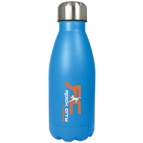 500ml Metal Single Walled Bottles in Blue