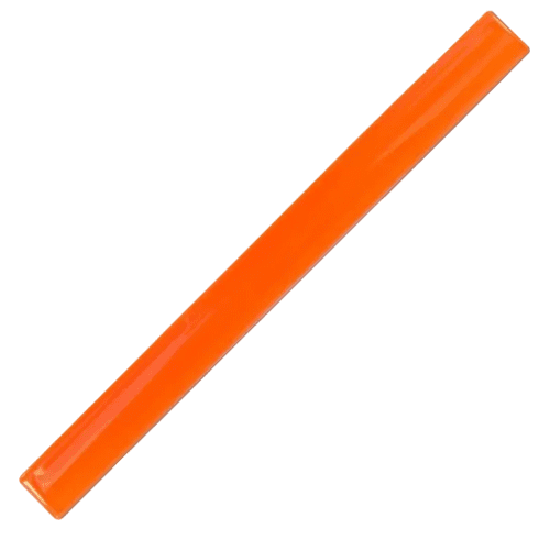 Orange Reflective Slap Wrap Wristband