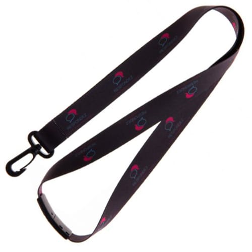 Express UK Branded Lanyards with Dog Clip & Safety Break Printed by Total Merchandise