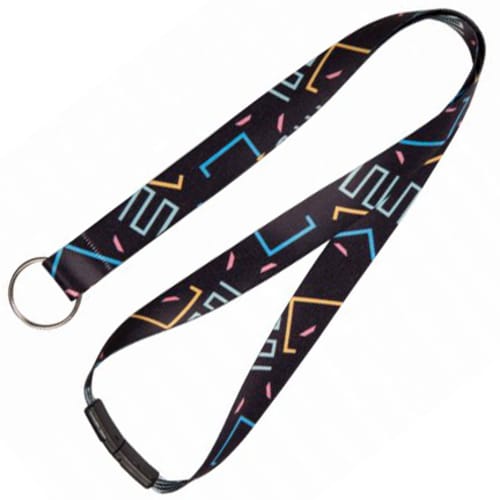 Promotional Fast Track Lanyards with Split Ring & Safety Break from Total Merchandise