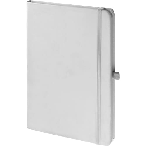 Promotional A5 Mood® Soft Touch Notebooks in White from Total Merchandise