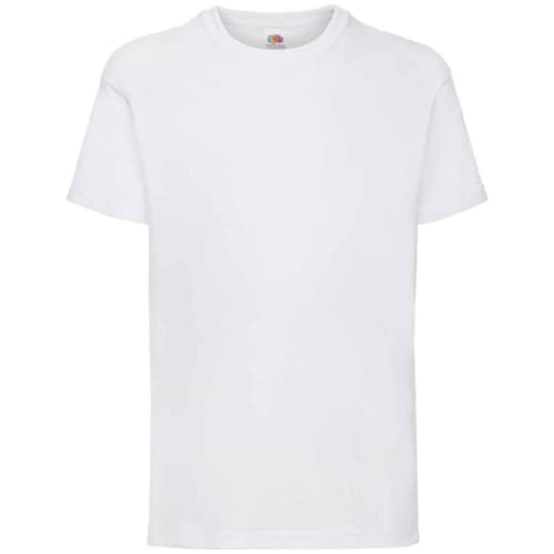 Promotional Fruit of the Loom Childrens Valueweight T-Shirts in White from Total Merchandise