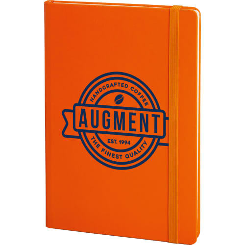 Personalisable Duro Notebook in Orange