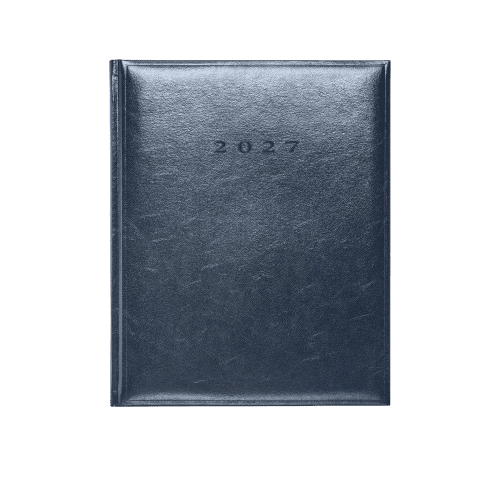Quarto Daily Colombia Diaries with Cream Paper in Blue