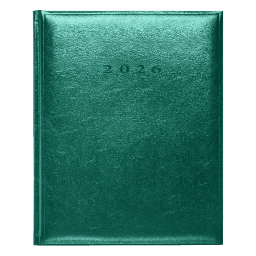 Quarto Daily Colombia Diaries with Cream Paper in Green