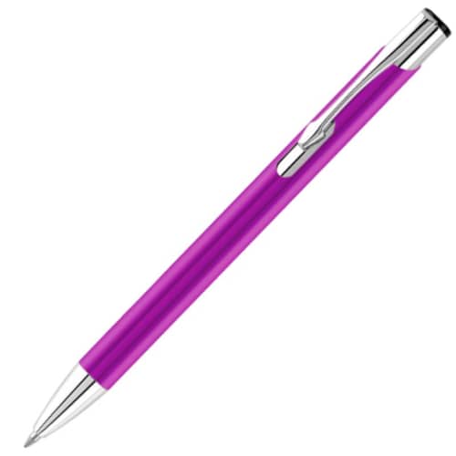 Customisable Garland Ballpens in Purple/Silver from Total Merchandise