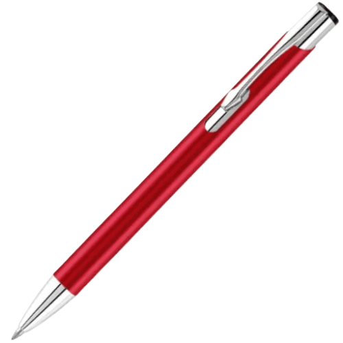 Logo Branded Garland Ballpens in Red/Silver from Total Merchandise
