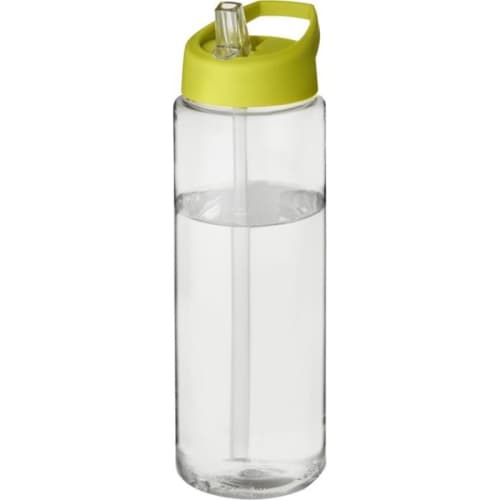 ML Marked Water Bottles in Transparent/Lime